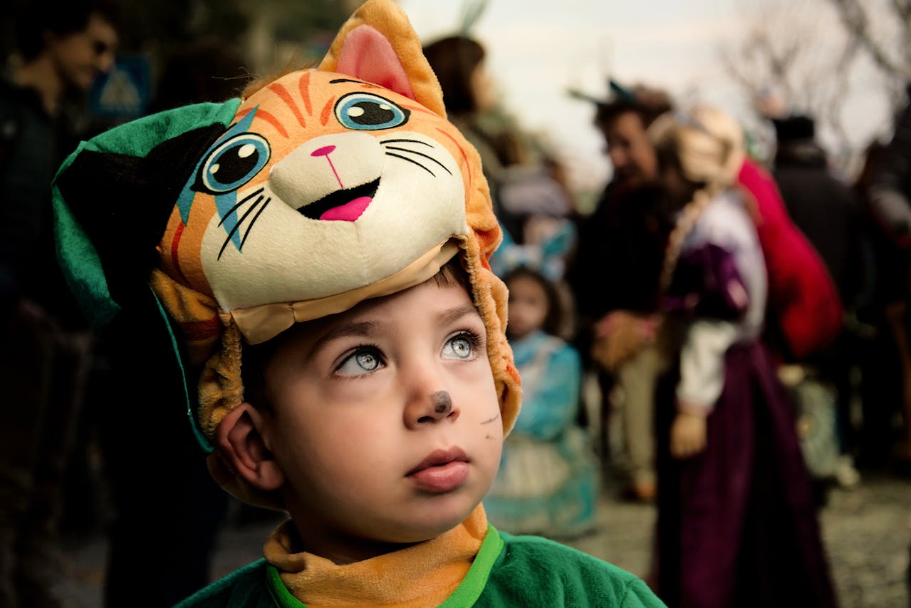 Photo by Alessia Piscopo: https://www.pexels.com/photo/a-boy-wearing-a-cat-costume-6350387/