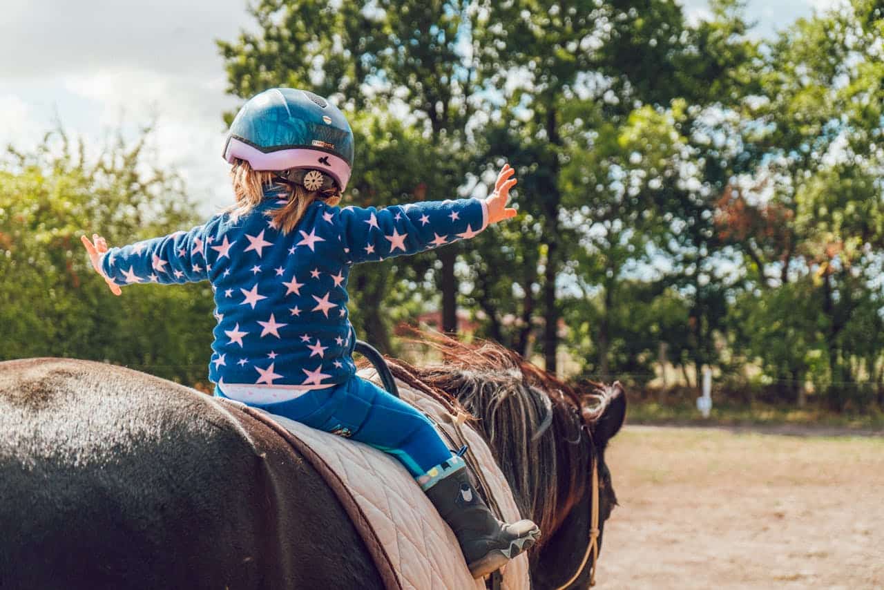 horse riding