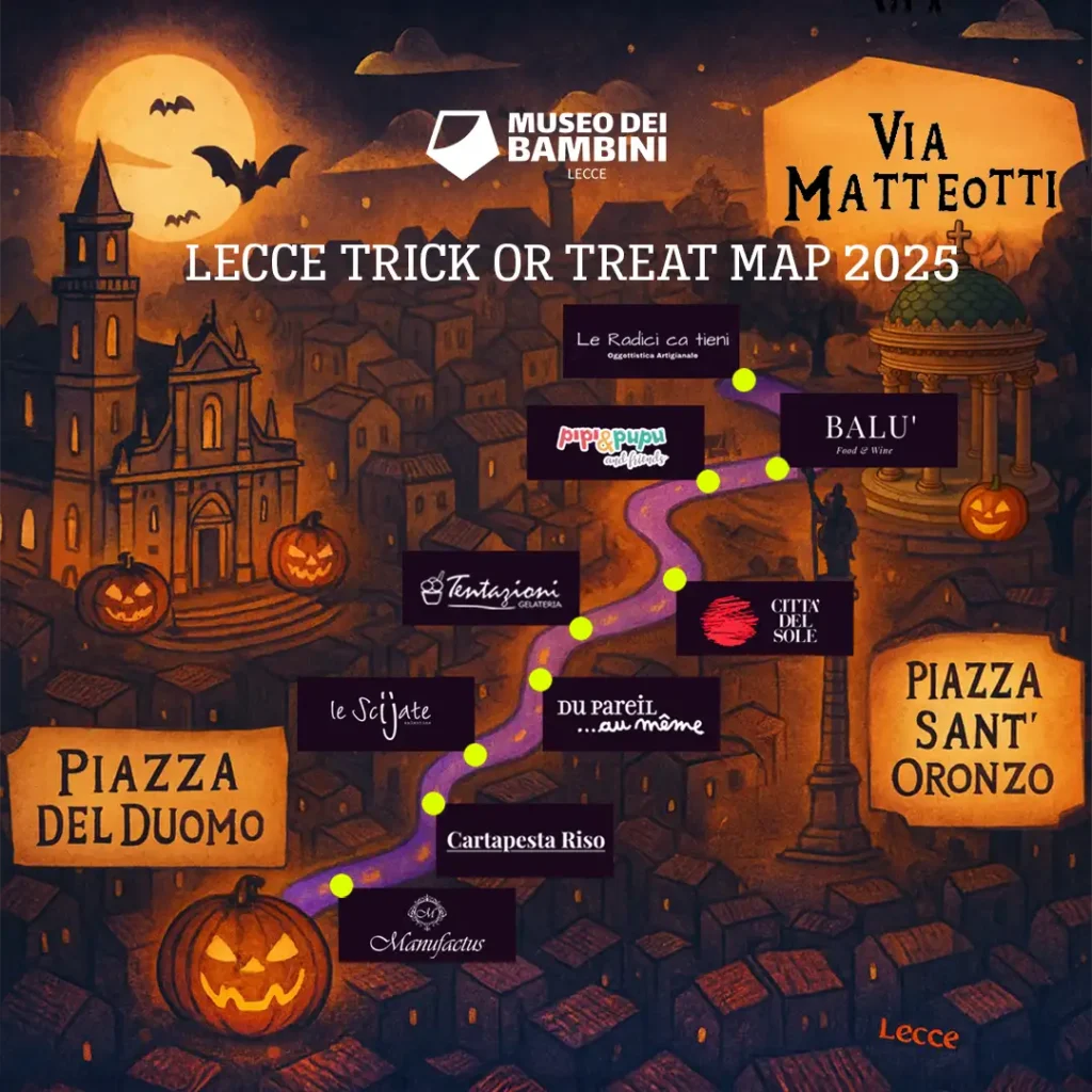 pocket map haloween 2025 lecce